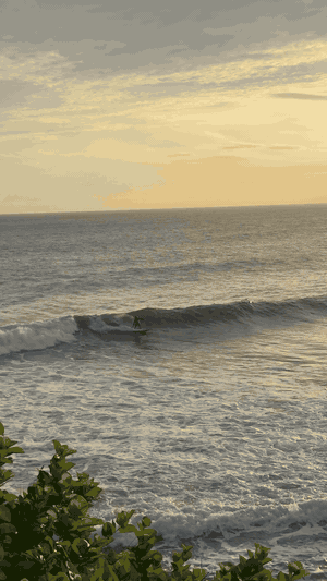 Martin beim Surfen zum Neukalibrieren