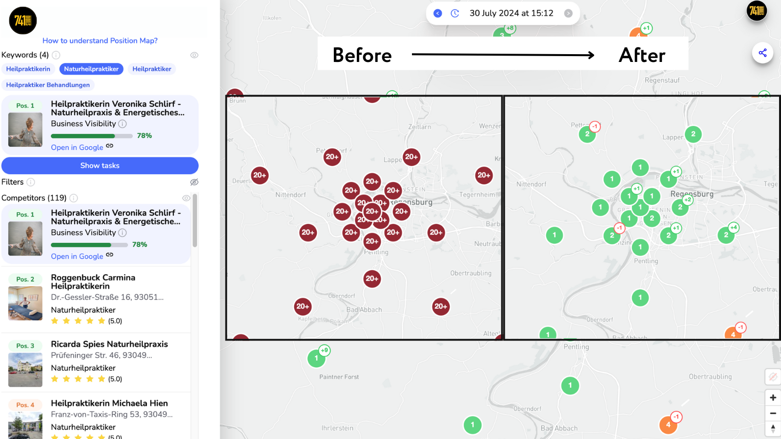 Maps analytics